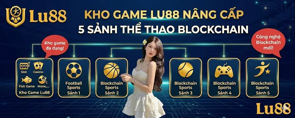 lu88 nâng cấp 5 sảnh thể thao blockchain (1)